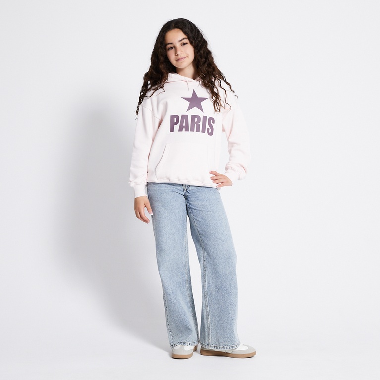 Printed hoodie "Smilla" powder pink
